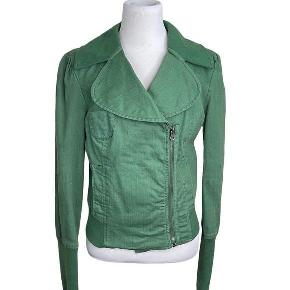 Tulle Jackets & Blazers - Anthropologie Tulle Green Jacket Size M